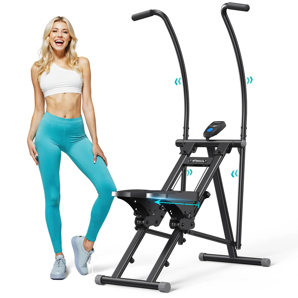 GYMIRO Pro Full-Body Vertical Stair Climber – Compact Folding Stepper Machine for Indoor Home Workouts