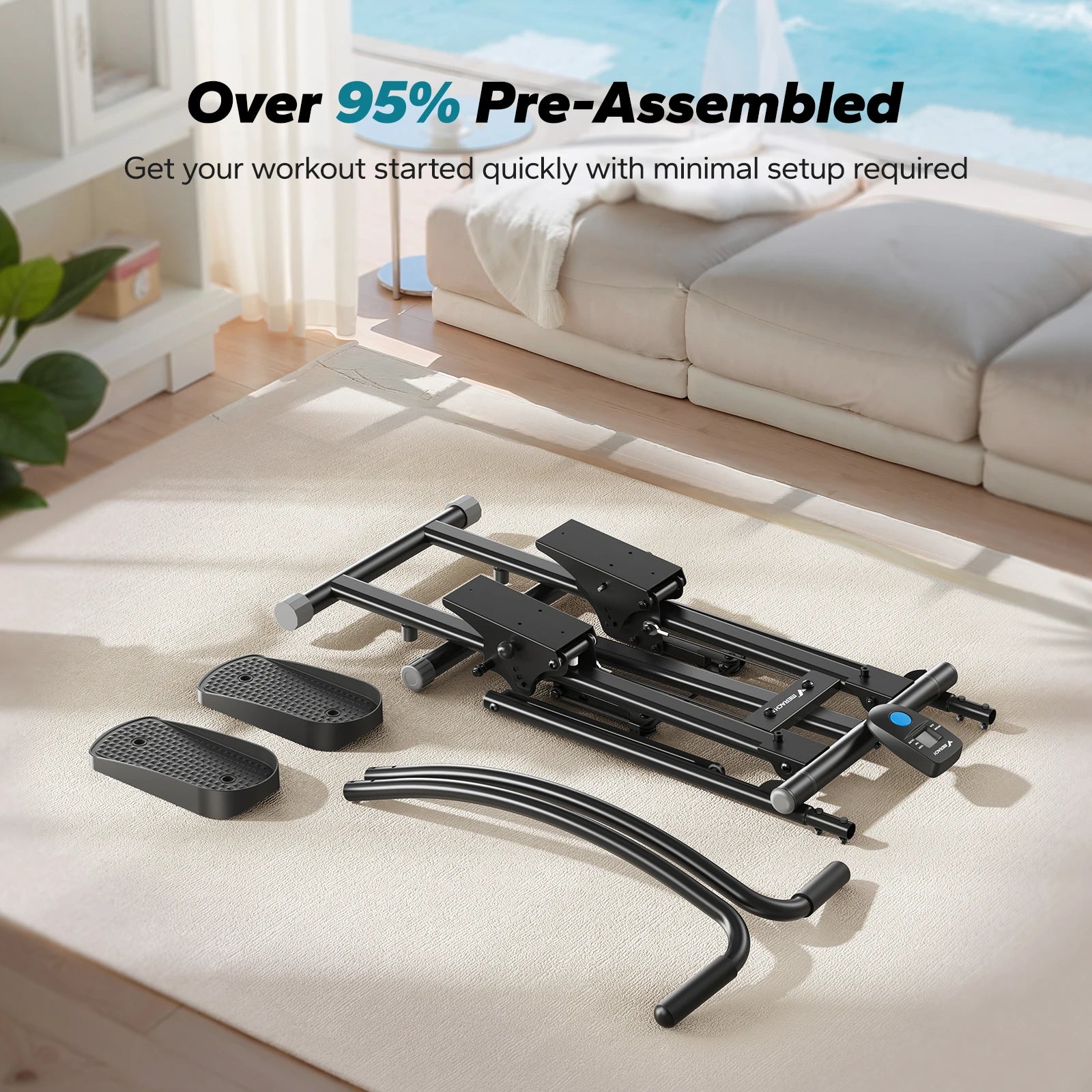 GYMIRO Pro Full-Body Vertical Stair Climber – Compact Folding Stepper Machine for Indoor Home Workouts