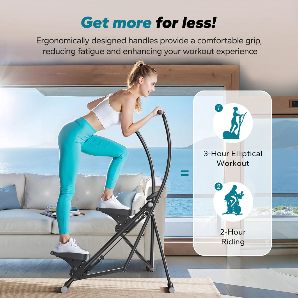 GYMIRO Pro Full-Body Vertical Stair Climber – Compact Folding Stepper Machine for Indoor Home Workouts