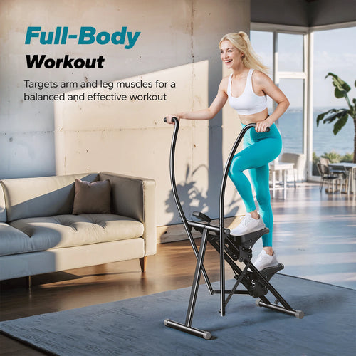 GYMIRO Pro Full-Body Vertical Stair Climber – Compact Folding Stepper Machine for Indoor Home Workouts