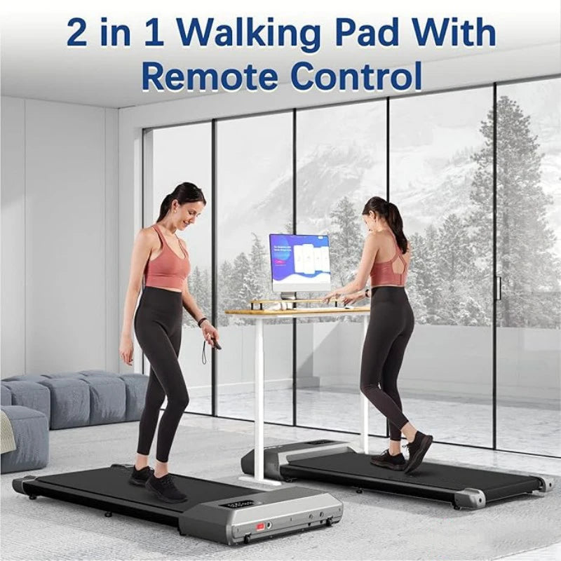 GYMIRO S1 Smart Walking Pad – 2.5HP Premium 2-in-1 Folding Treadmill for Home Workouts (300 lbs Weight Capacity)