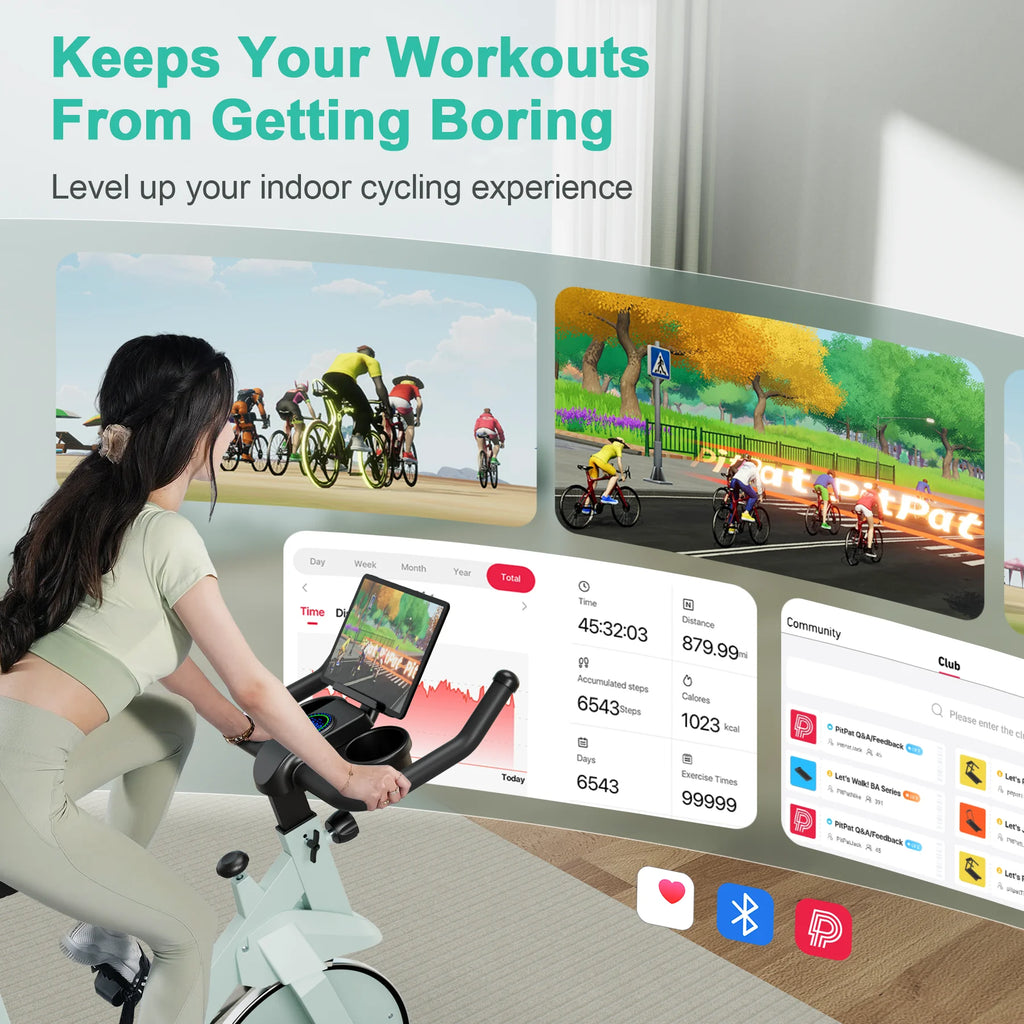 Super Run Silent Magnetic Exercise Bike (32 Resistance Levels)